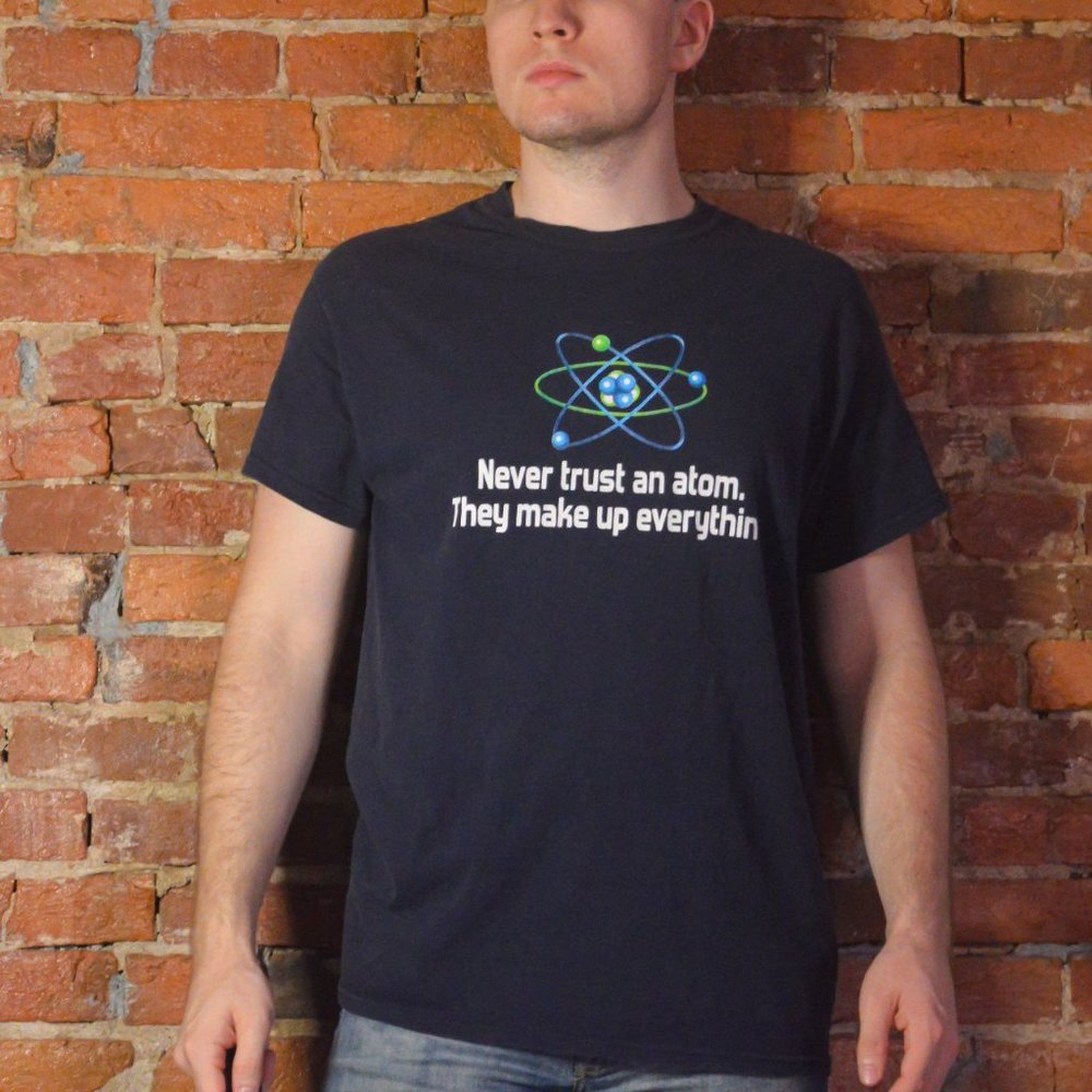 Funny Neon Atom Science T-Shirt (Big Bang Theory)